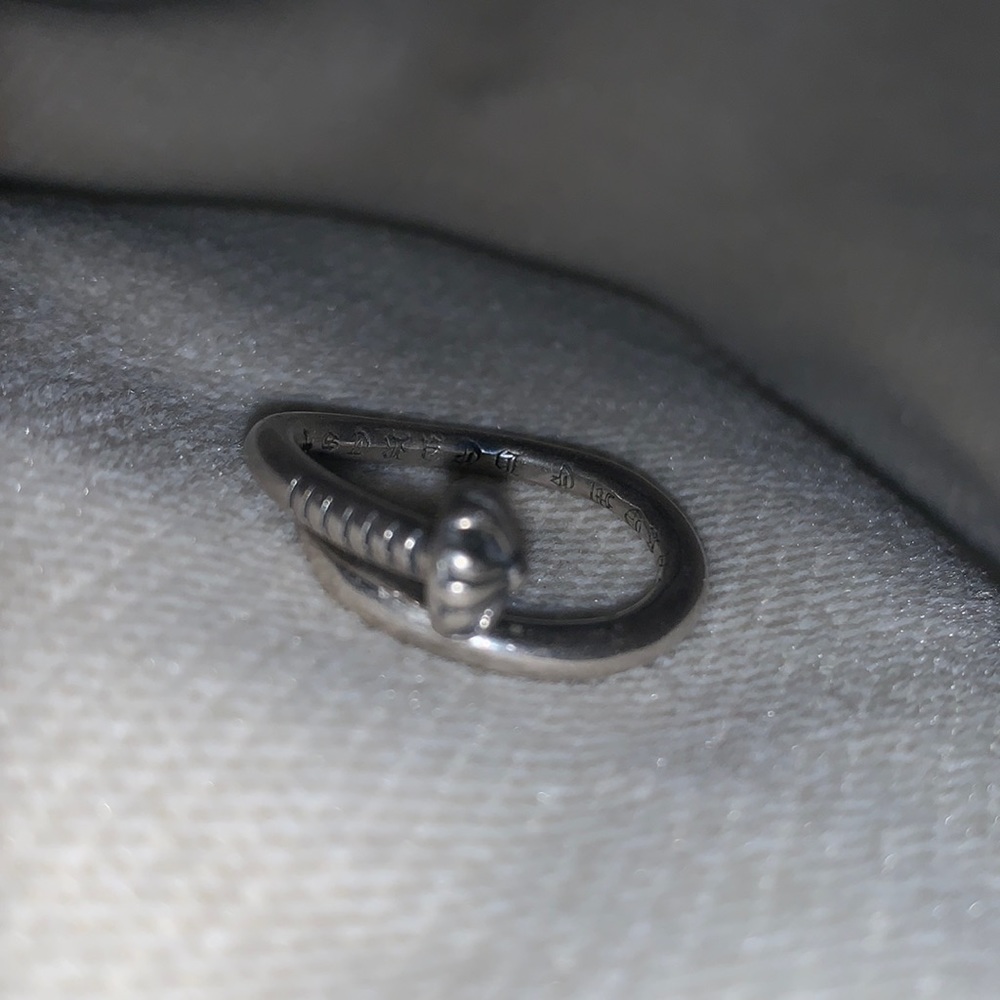 CHROME HEARTS unisex nail ring size 7 (used) authentic